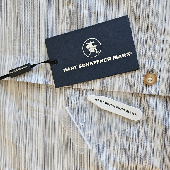 HSM HART SCHAFFNER MARX MEN'S SZ LARGE LONG SLEEVE SHIRT NEW - Picture 7 of 10